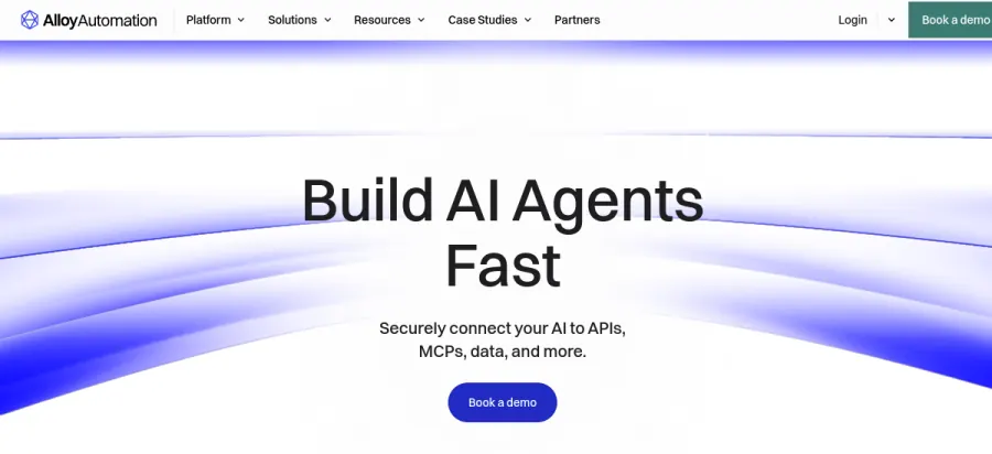 Alloy Automation website preview