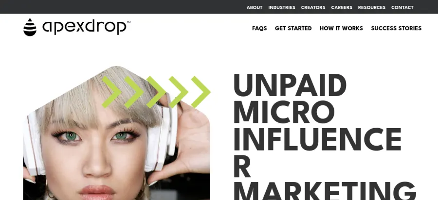 Apex Drop website preview