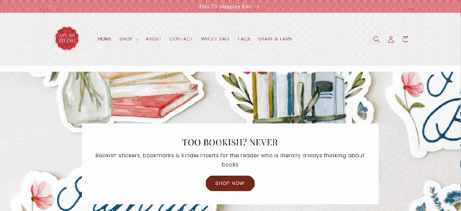 Apt 305 Studio website preview