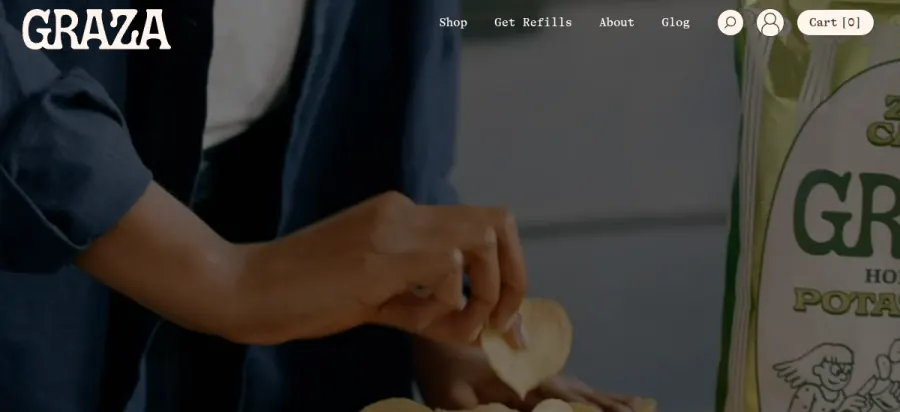 Graza website preview